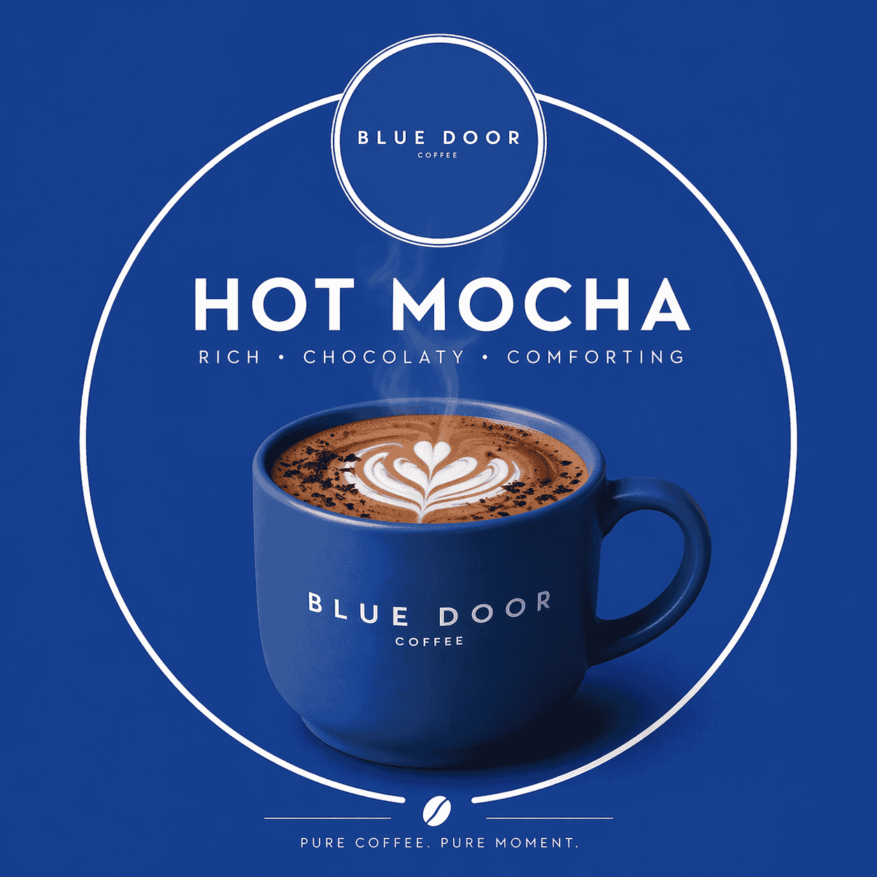 Hot Mocha Blue Door Coffee